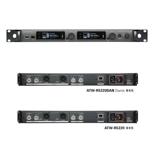 鐵三角 5000 Series UHF頻段 捷變頻分集式無(wú)線(xiàn)系統(tǒng)-主機(jī)圖