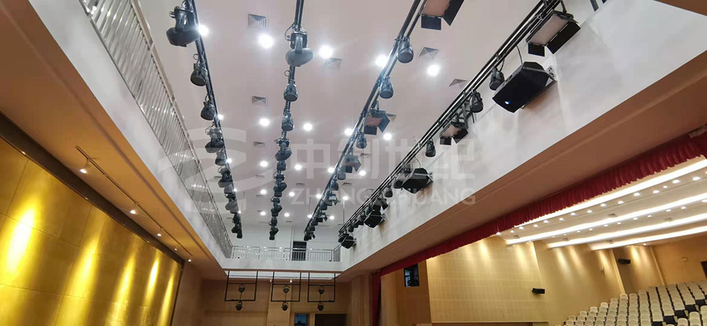 廣東省東莞監(jiān)獄干警禮堂-舞臺(tái)燈光照